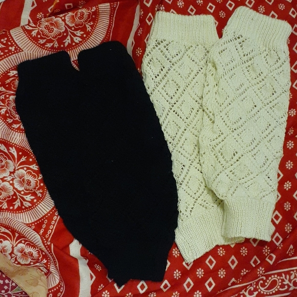 2 pairs Candies Legwarmers/Boot socks - Picture 1 of 2